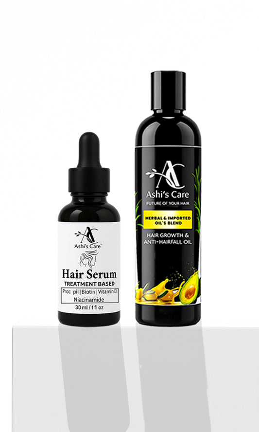 Hair oil + Treatment Base Hair Serum